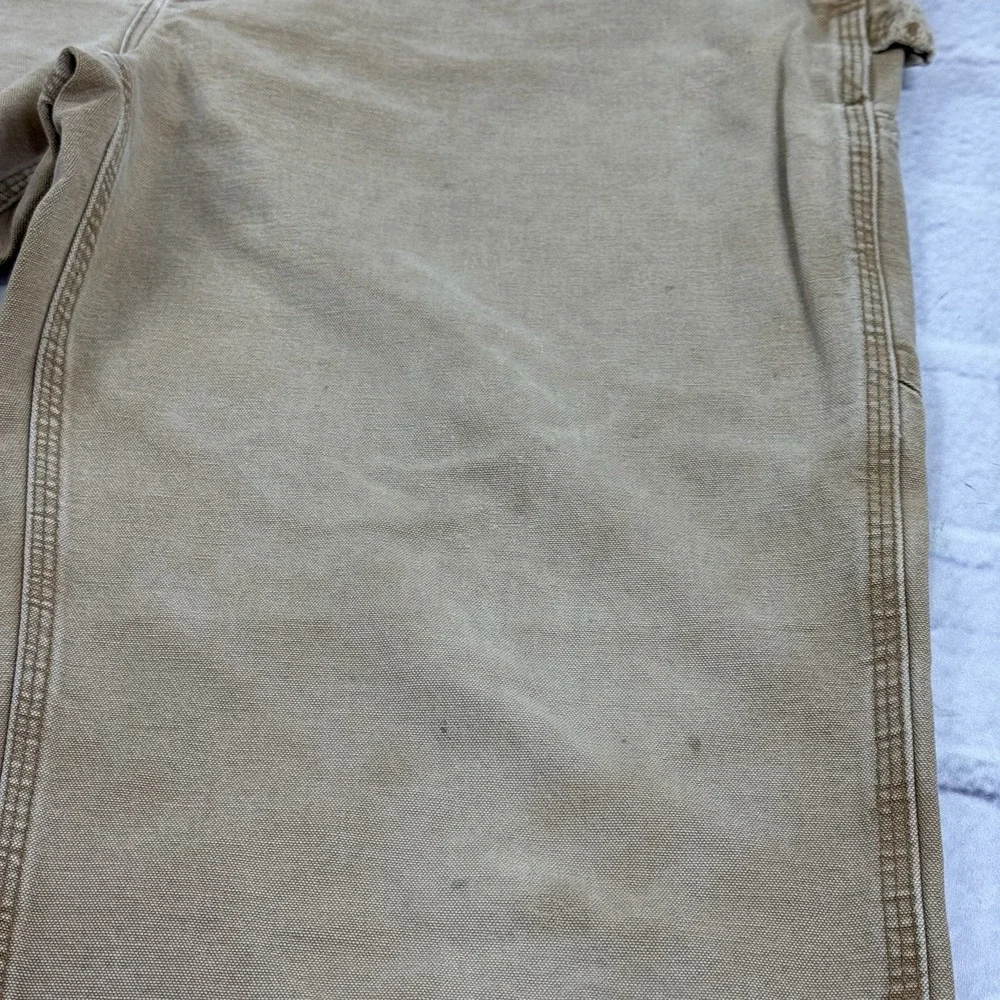 Carhartt Mens Washed Duck Work Pants 38x32 Original Dungaree Fit B11-BRN 2018 *E